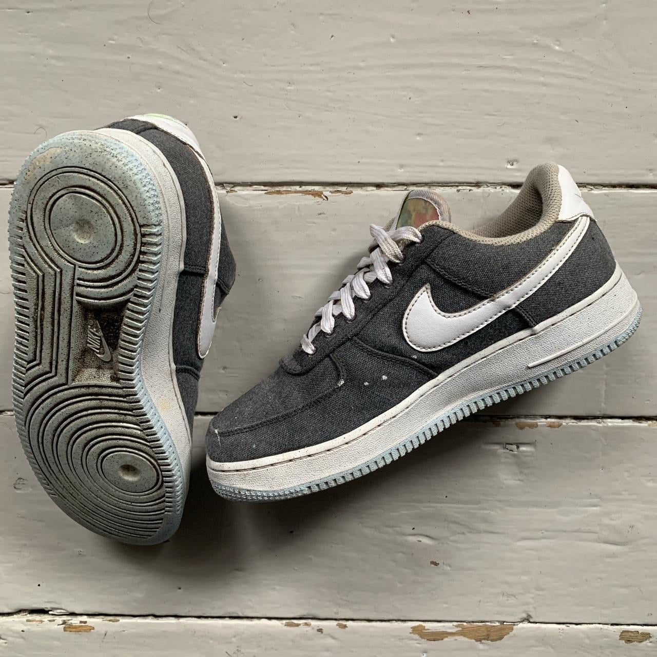 Nike Air Force 1 Grey and White (UK 7)