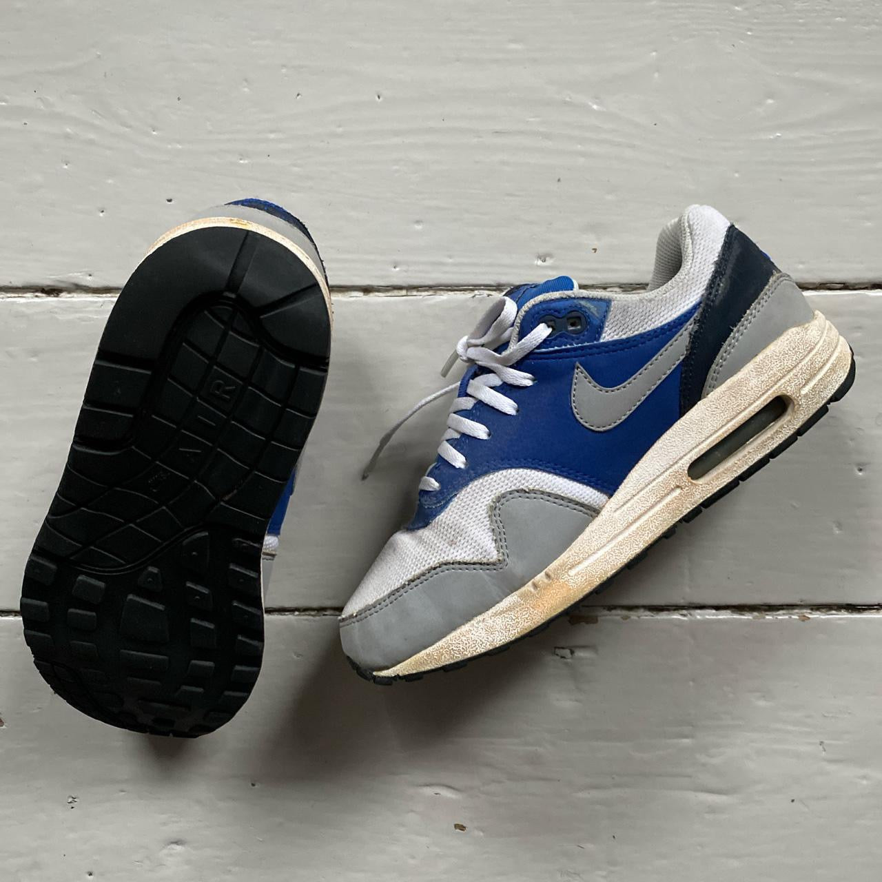 Nike Air Max 1 Blue Grey White (UK 5)