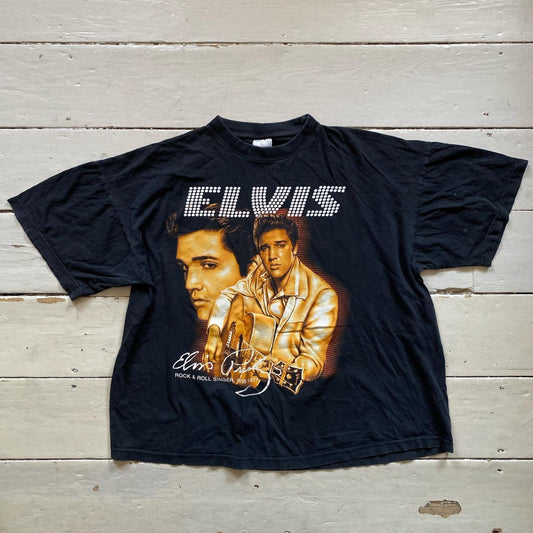 Elvis Vintage Print T Shirt (XL)