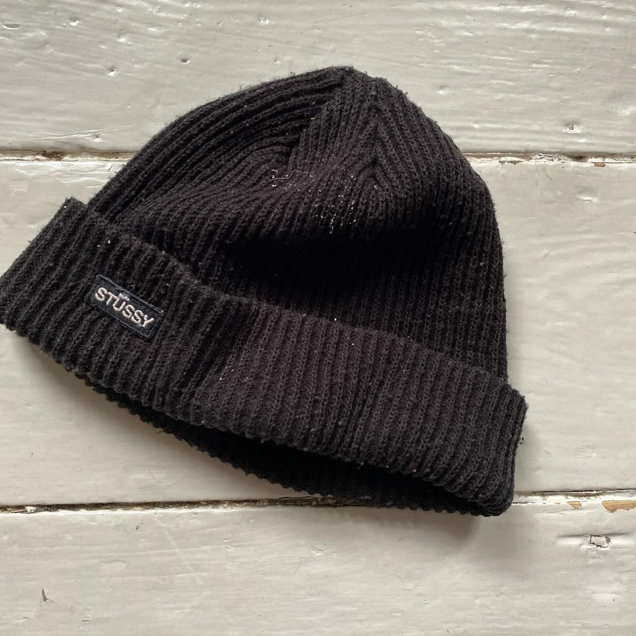 Stussy Black Beanie Hat