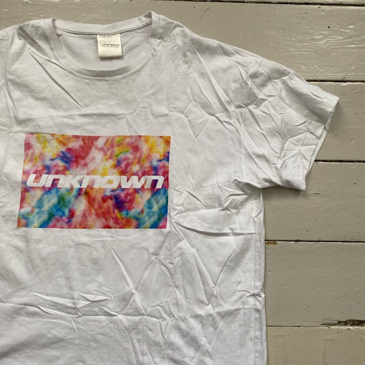Uknown London Multicolour Spellout T Shirt (Large)