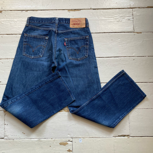 Levis 501 Navy Jeans (30/29)