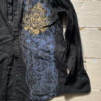 Eighty Eight Black Grunge Shirt (Medium)