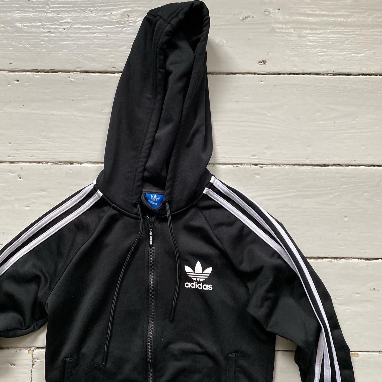 Adidas SST Black Hoodie Womens (UK 6)