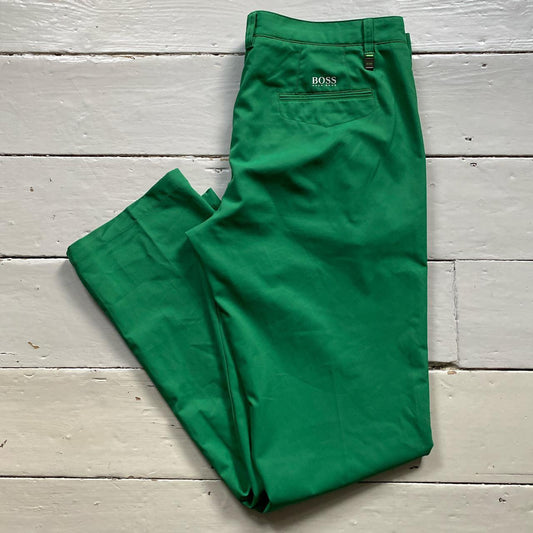 Hugo Boss Green Casual Trousers (36/33)