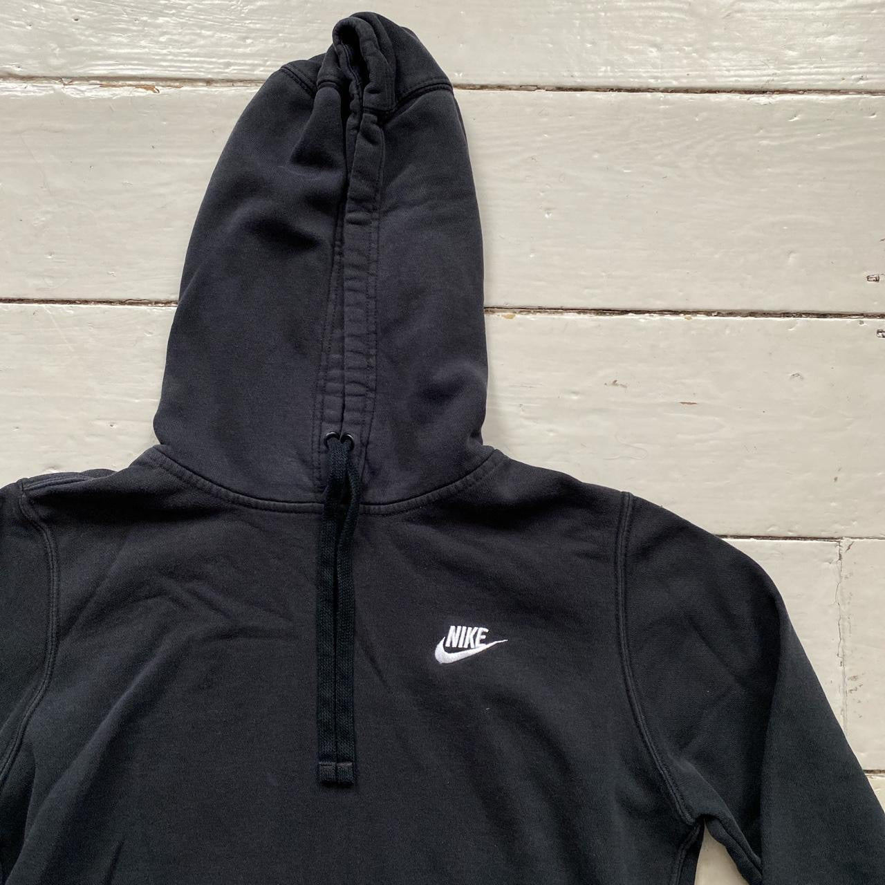 Nike Swoosh Black Hoodie (Small)