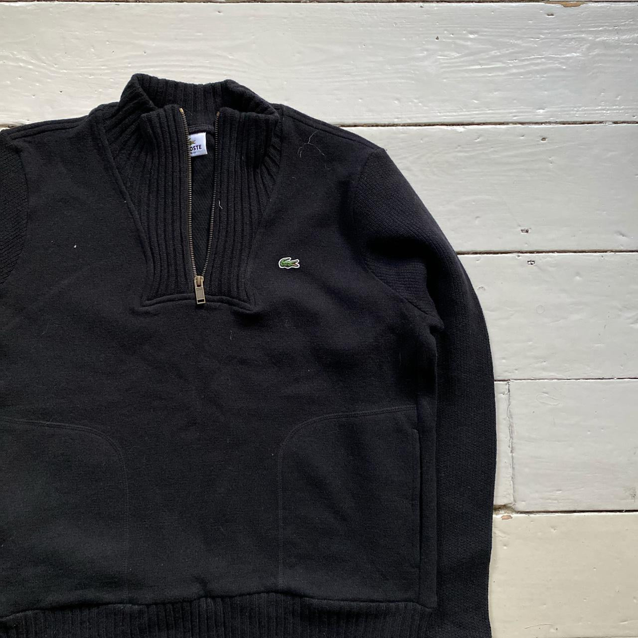 Lacoste Quarter Zip Jumper (Medium)