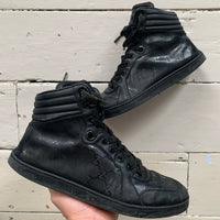 Gucci GG Monogram Hi Top Trainers (UK 7.5)