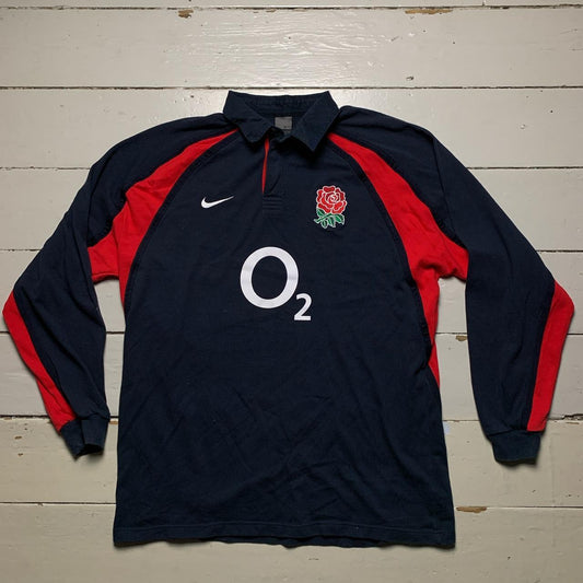 England Rugby Vintage Polo Jersey (XXL)