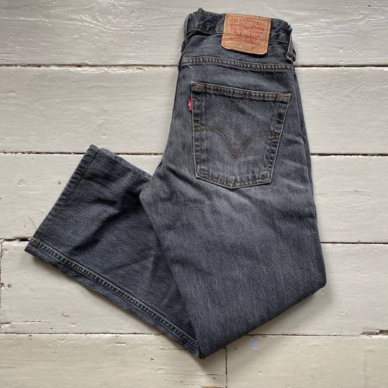 Levis 507 Charcoal Bootcut Jeans (34/27)