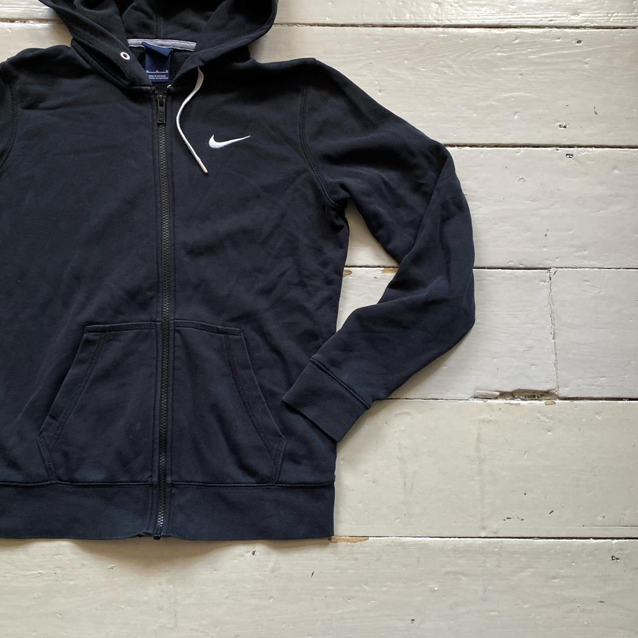 Nike Swoosh Black Hoodie (Medium)