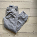Nike Swoosh Grey and White Joggers (Womens XS)