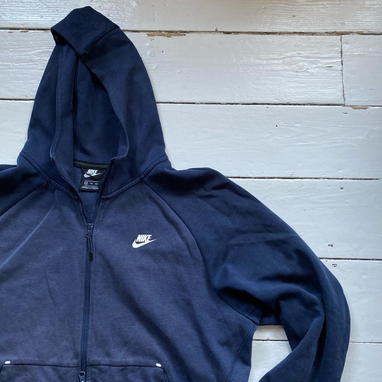 Nike Tech Fleece Old Season Navy Hoodie (XXL)