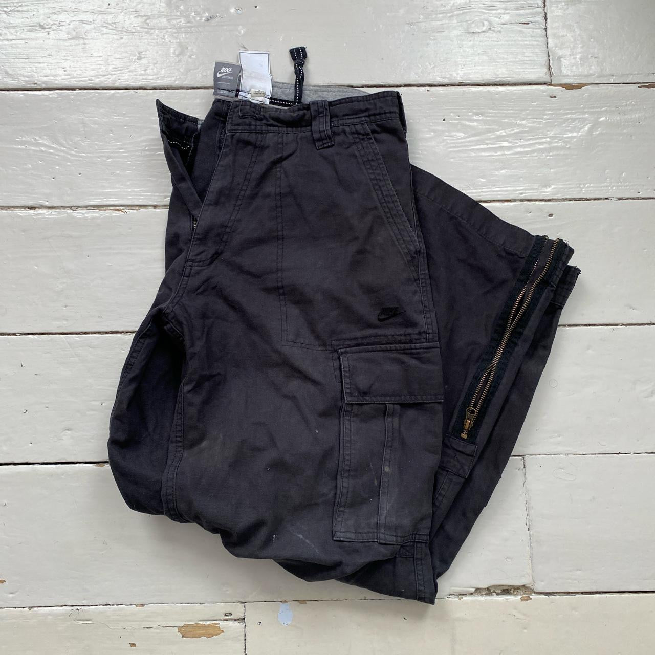 Nike Vintage Charcoal Cargo Trousers (34W)