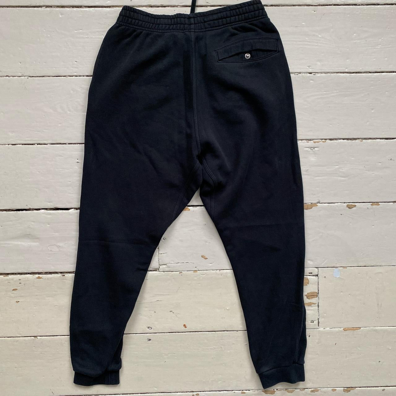 Nike Swoosh Black and White Joggers (Small)