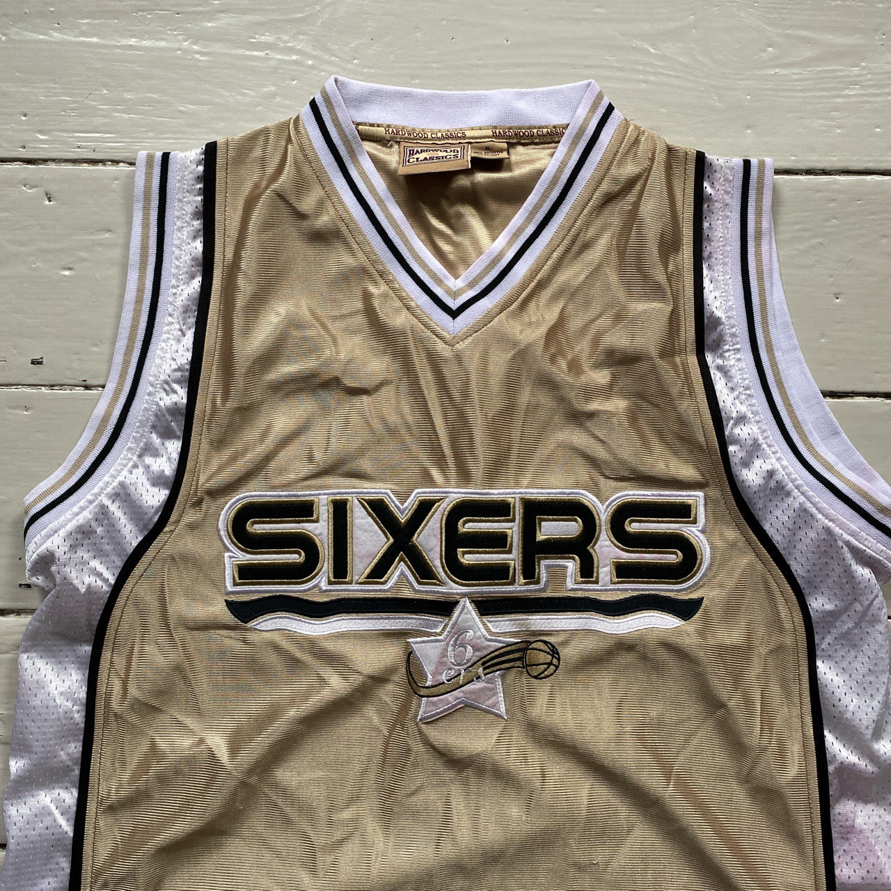 Sixers Vintage Harwood Classics Basketball Jersey (XL)