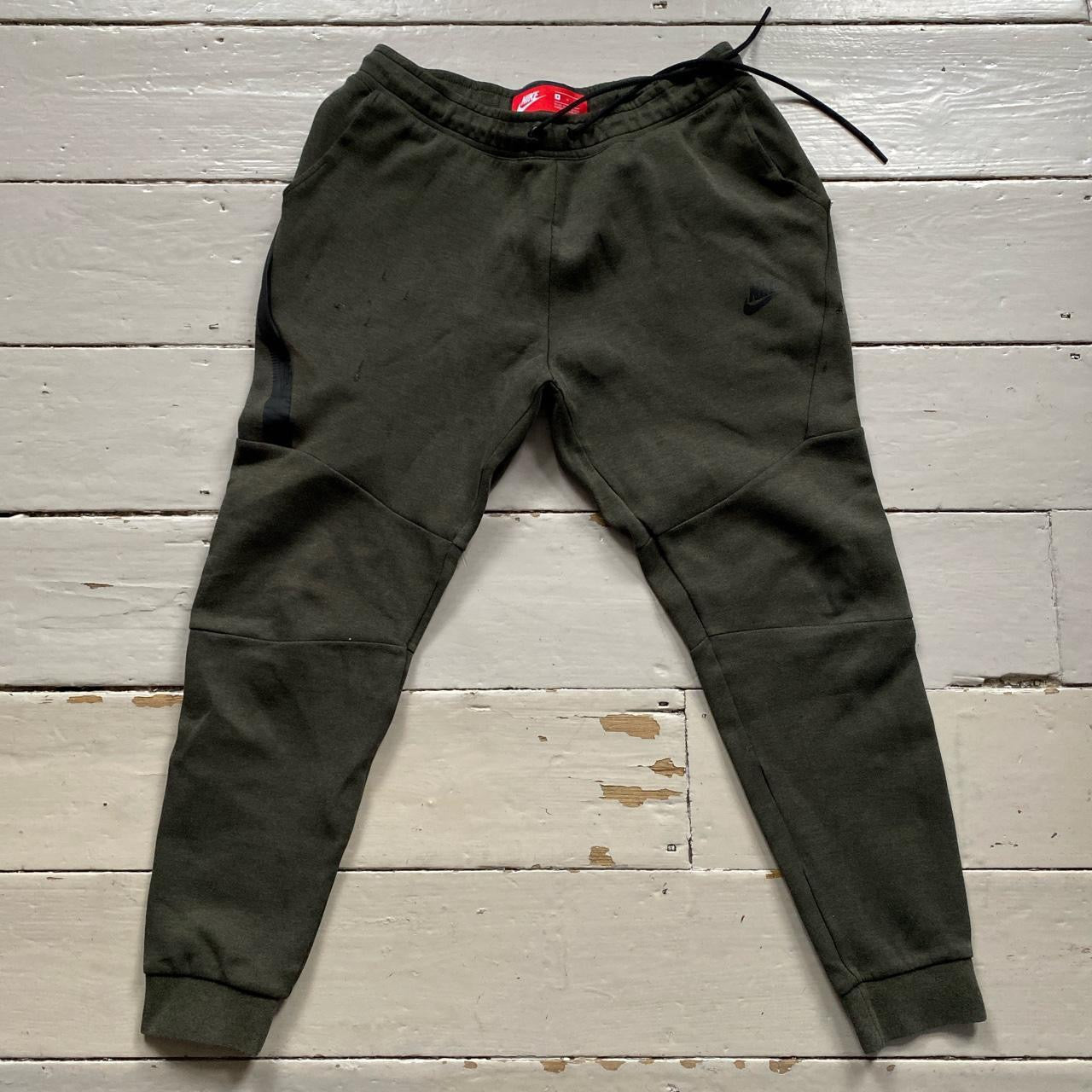 Nike Tech Fleece Khaki Bottoms (Medium)