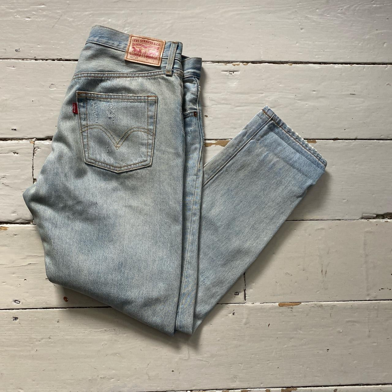 Levis 501 CT Light Blue Jeans (28/32)