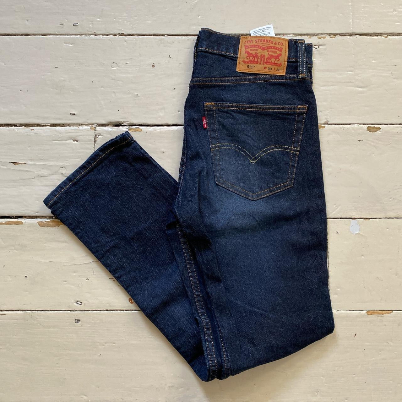 Levis 511 Dark Navy Jeans (30/29)