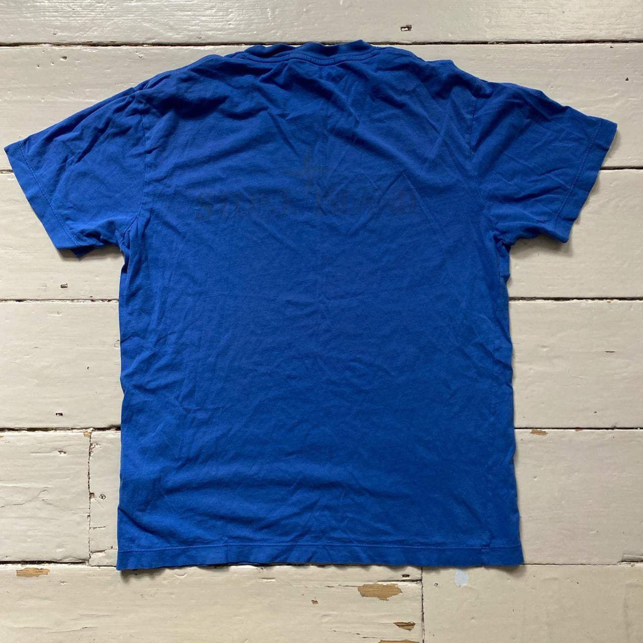 Stone Island Blue T-Shirt (Medium)