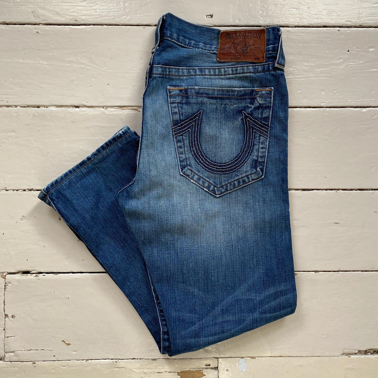 True Religion Bobby Distressed Jeans (34/28)