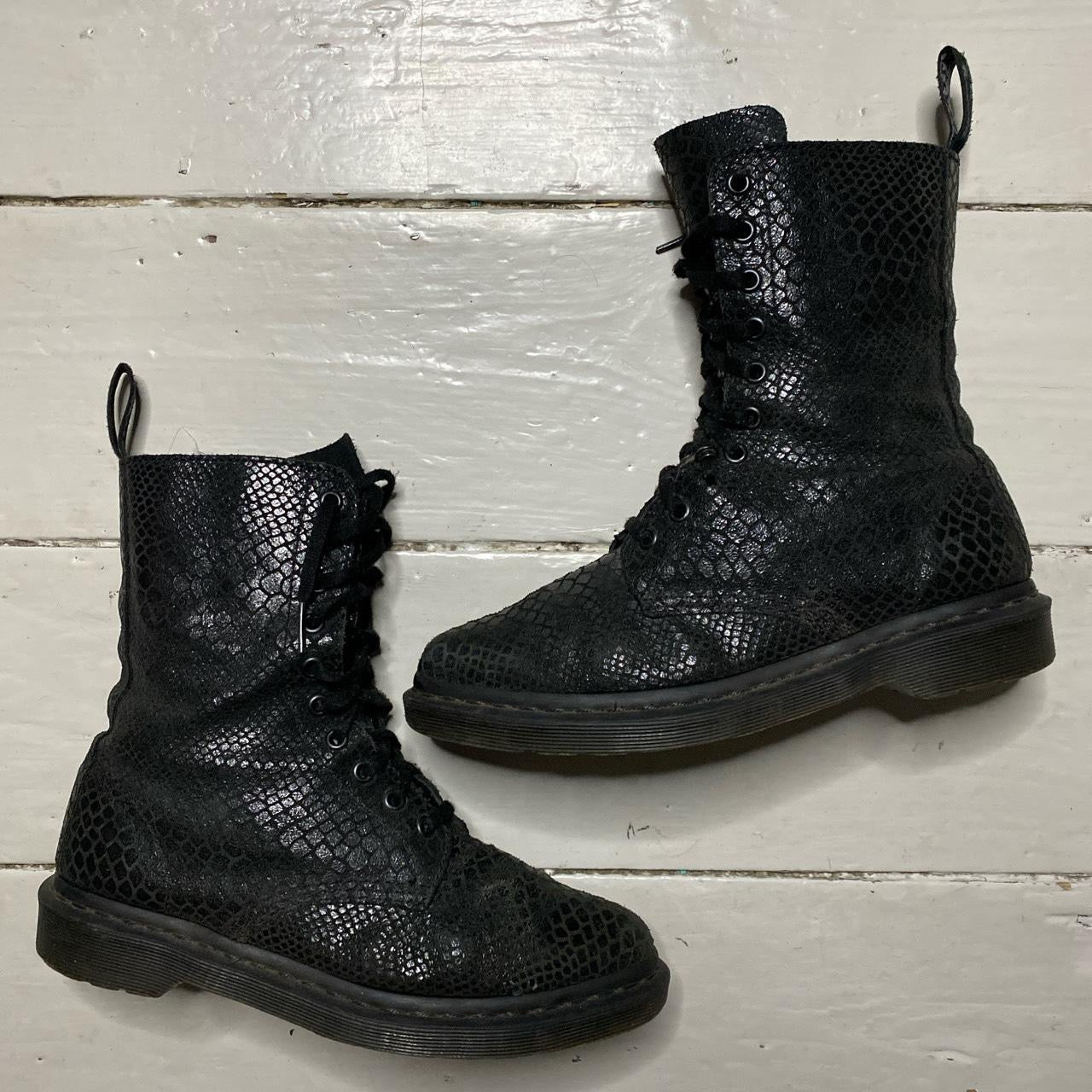 Dr Martens Snakeskin Boots (UK 6)