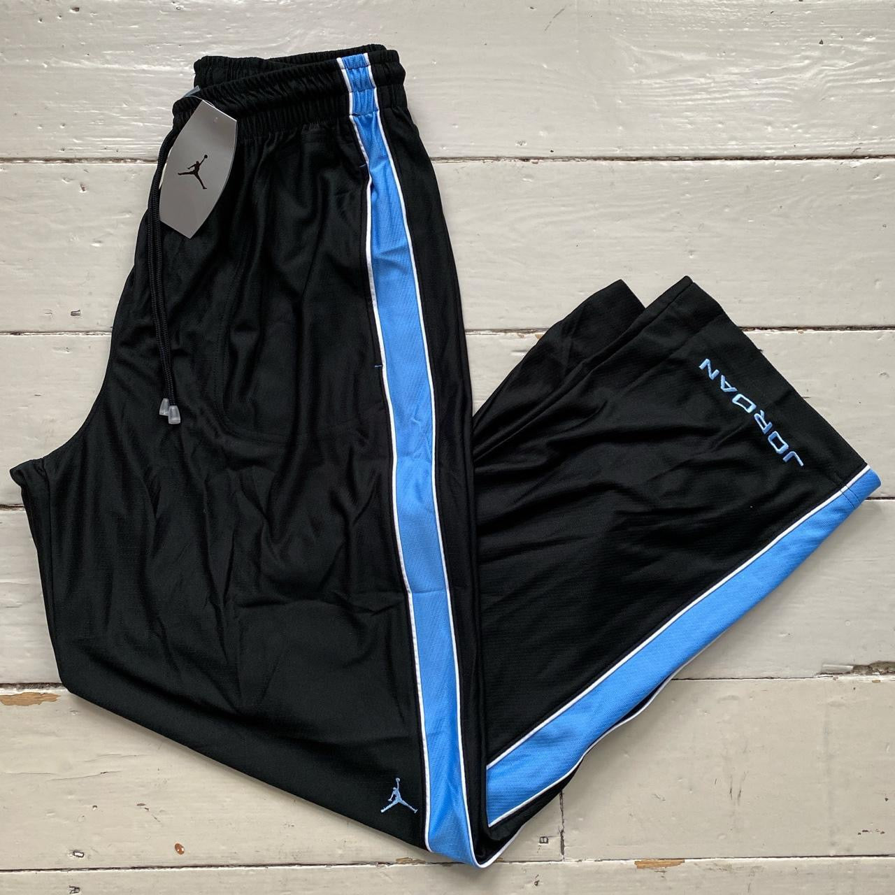 Jordan Vintage Black and Blue Joggers (XXL)