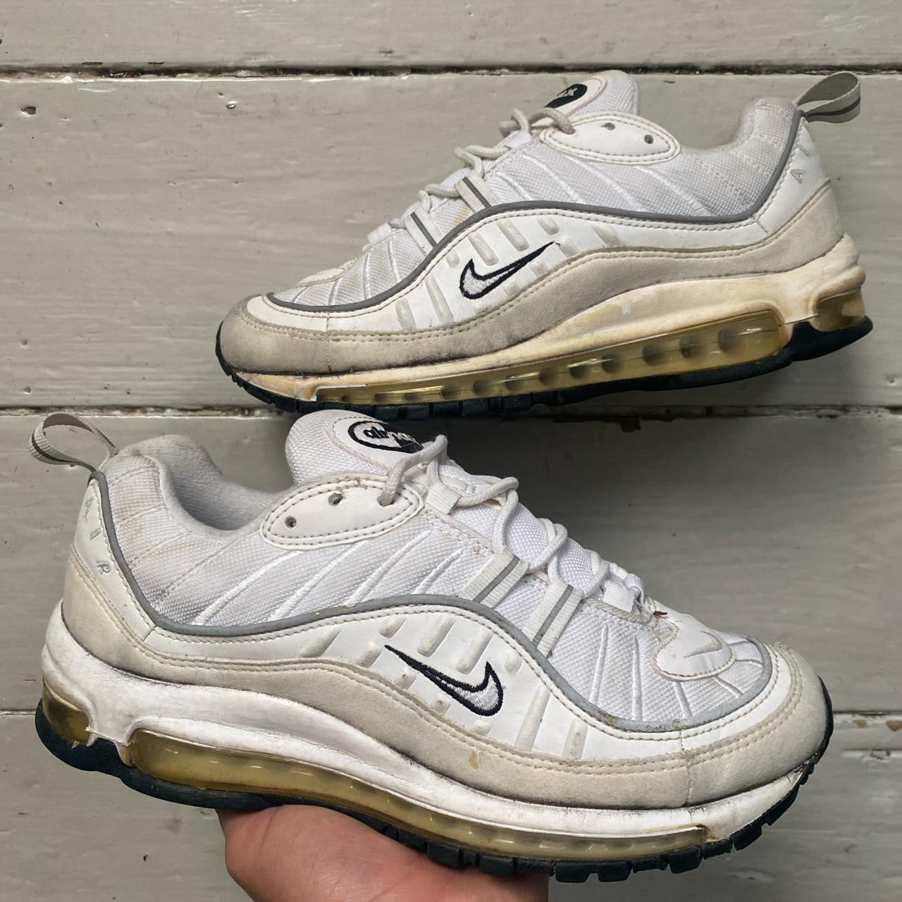 Nike Air Max 98 White Reflect Silver (UK 6.5)