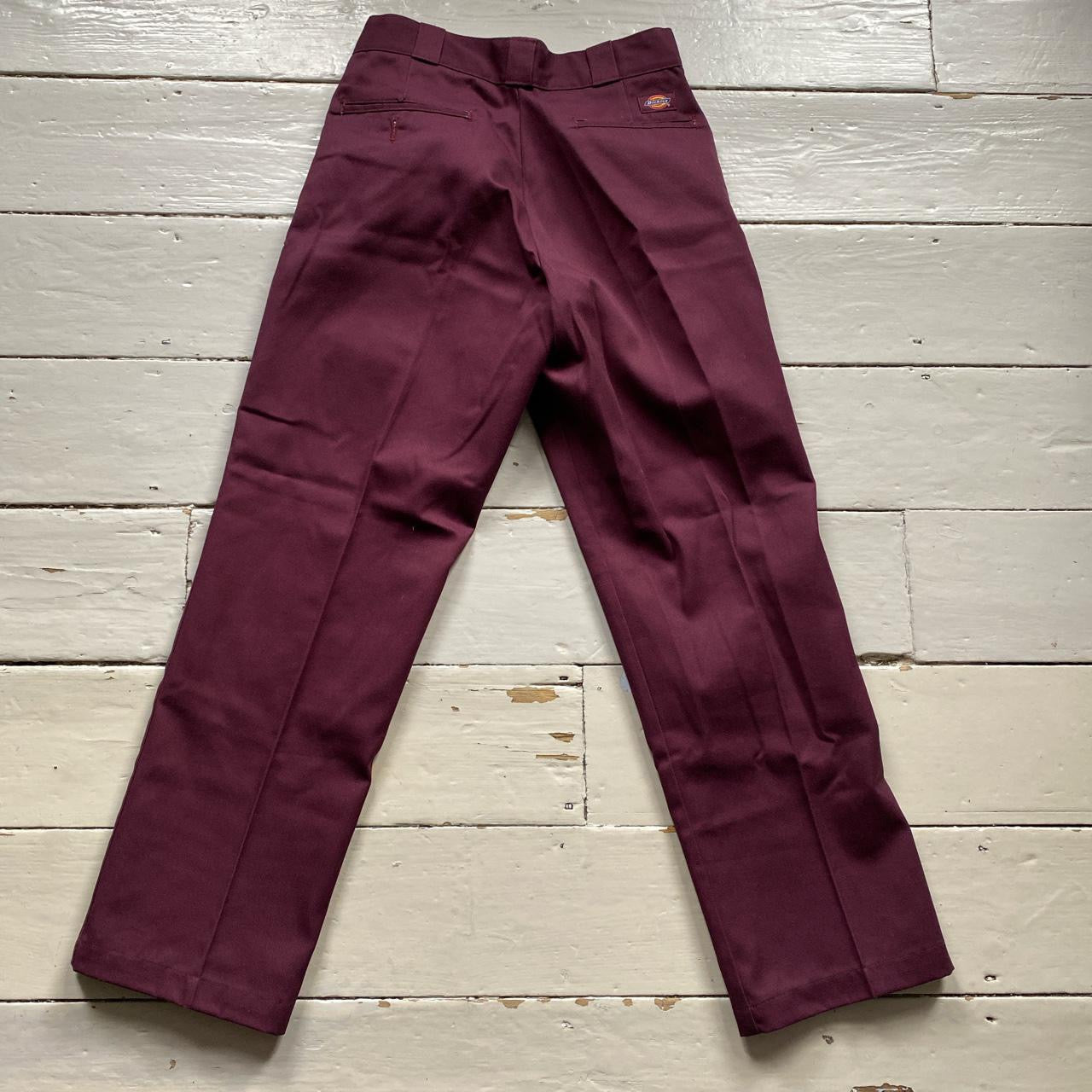 Dickies 874 Burgundy Trousers (32/30)