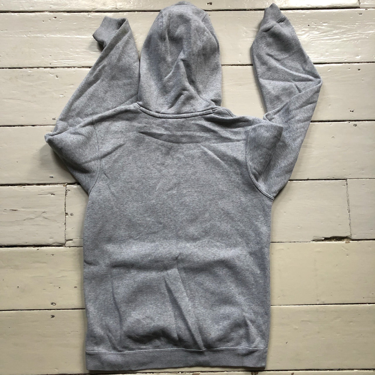 Nike Club Spellout Grey Hoodie (Small)
