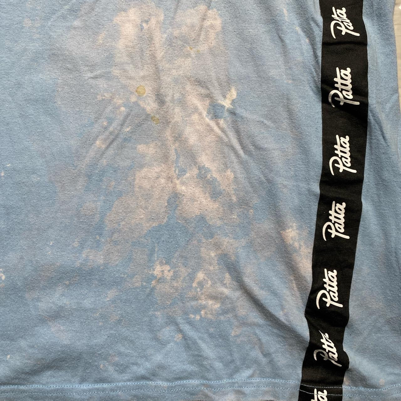 Patta Long Sleeve Bleached T Shirt (Large)