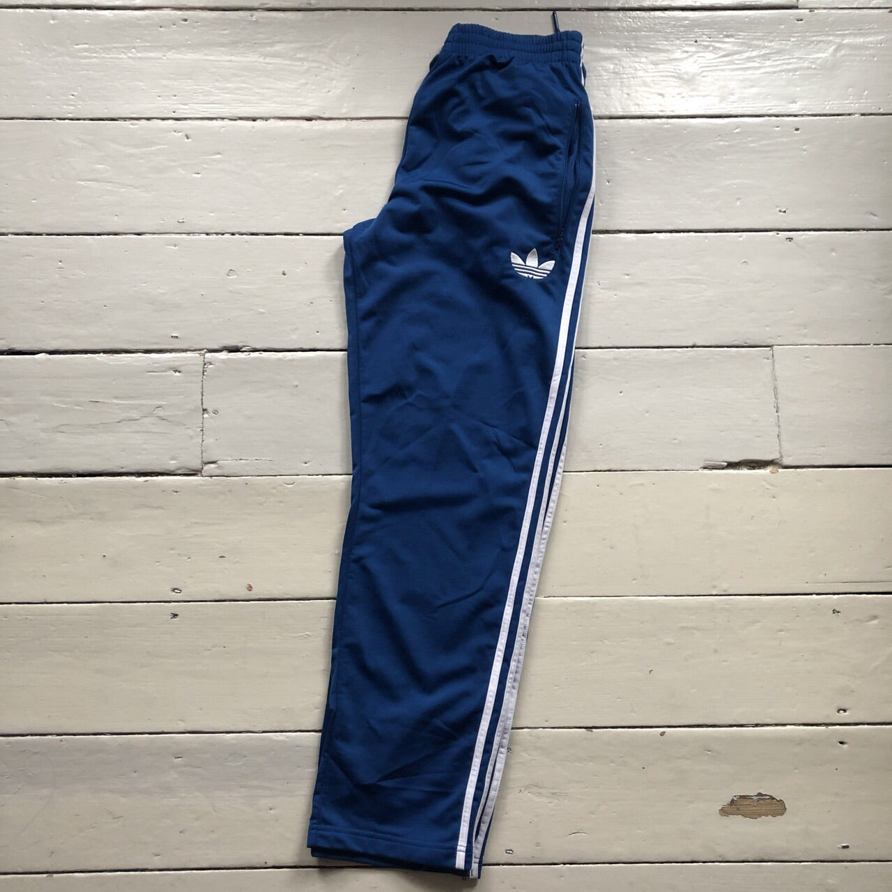 Adidas Originals Blue Track Bottoms (Large)