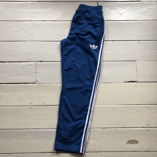 Adidas Originals Blue Track Bottoms (Large)