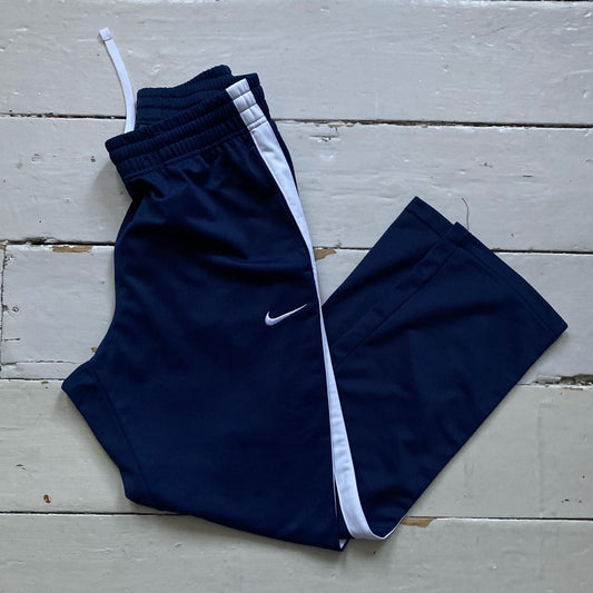 Nike Navy Track Bottoms (Small)