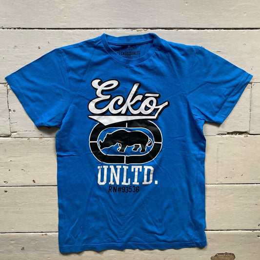 Ecko Unltd T Shirt Blue (Small)