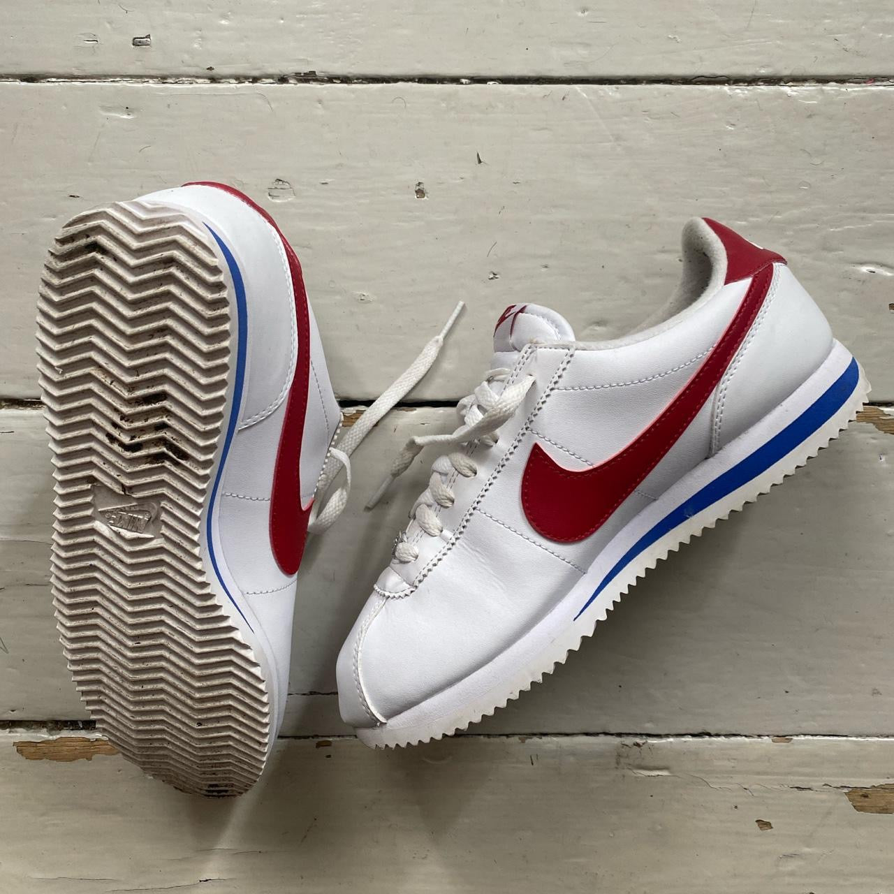 Nike Cortez OG White Red Blue (UK 6.5)
