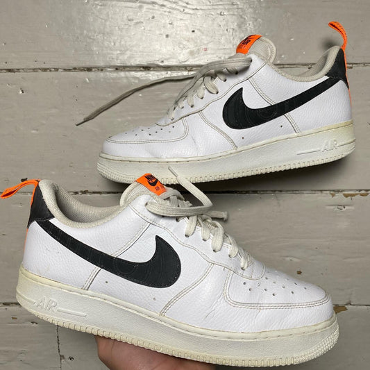 Nike Air Force 1 White and Black (UK 9)
