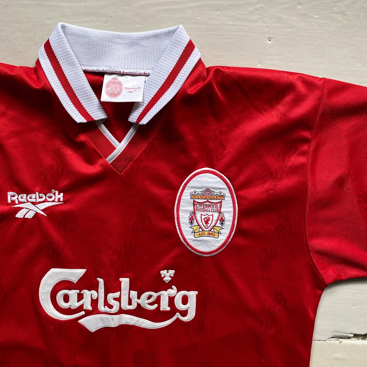 Liverpool 1998/2000 Reebok Carlsberg Vintage Jersey (Large)