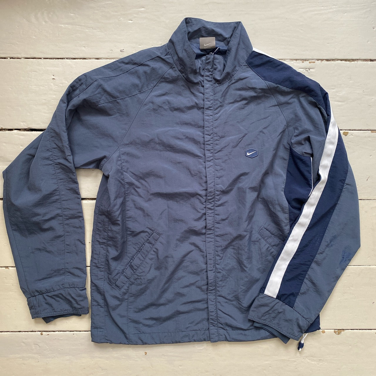 Nike Hexi Logo Vintage Blue Tracksuit (Small both)