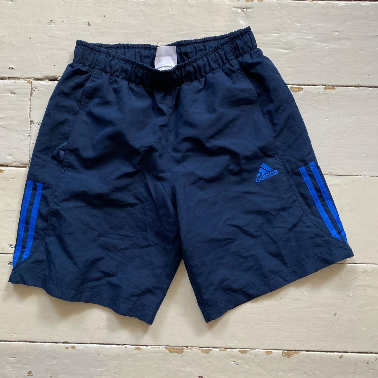 Adidas Navy Shell Shorts (Small)