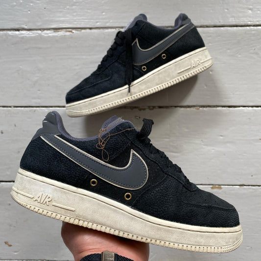 Nike Air Force 1 Black Grey (UK 7)