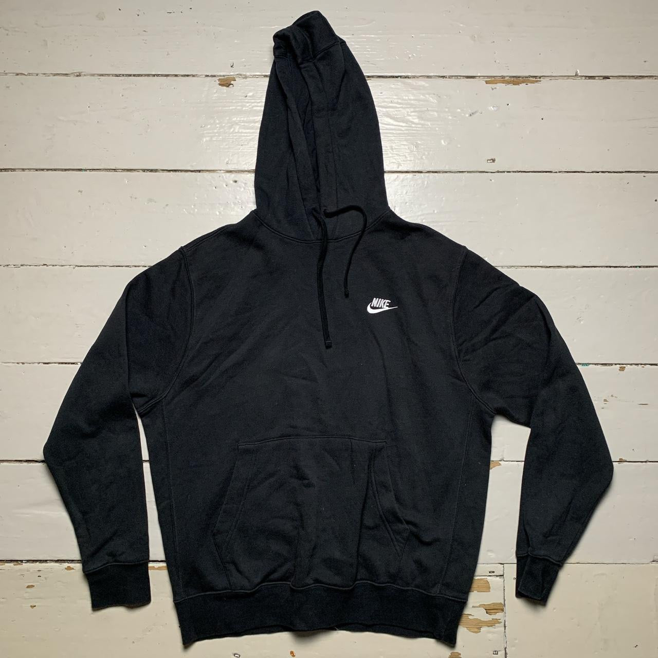 Nike Swoosh Black Hoodie (Medium)