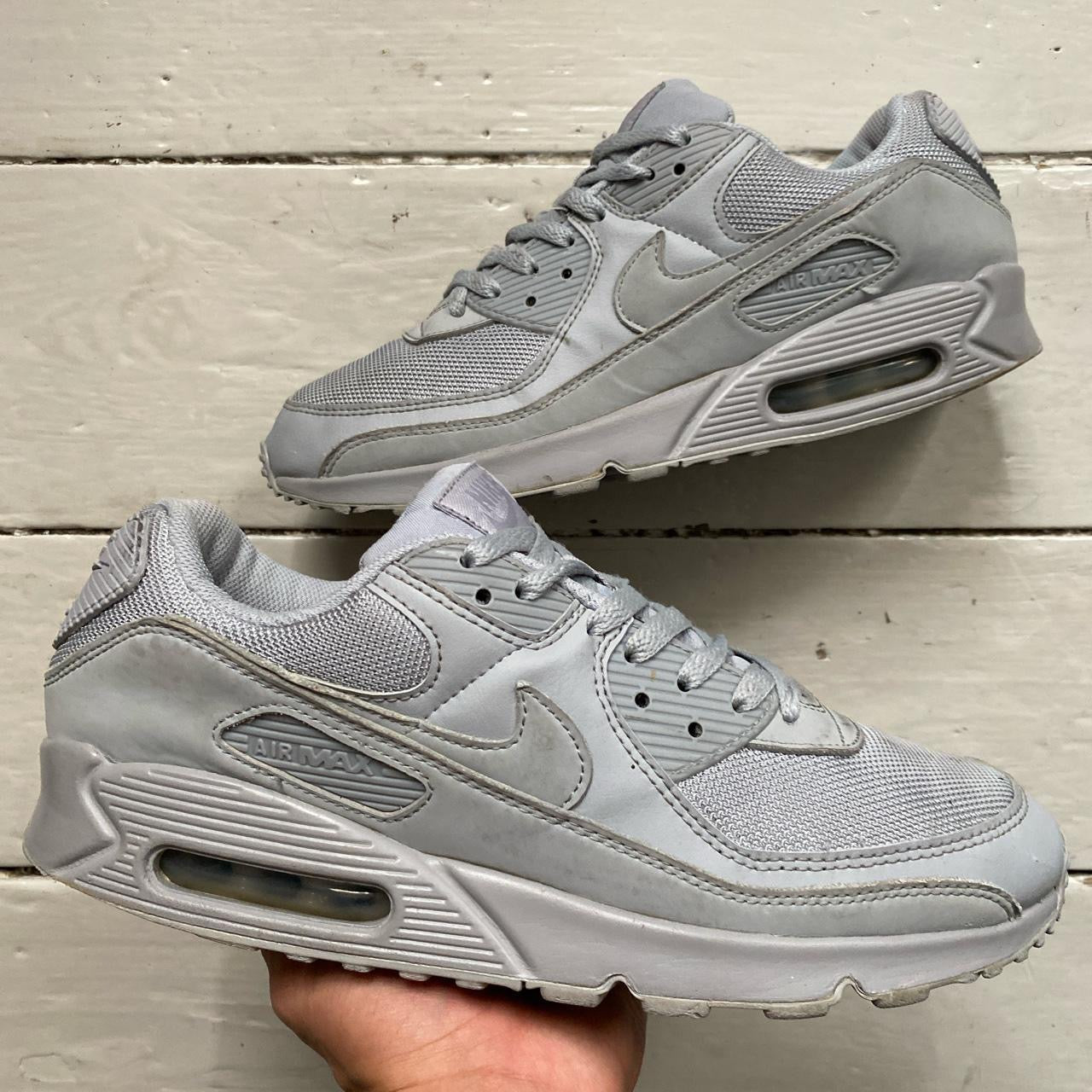 Nike Air Max 90 Silver Grey (UK 10)