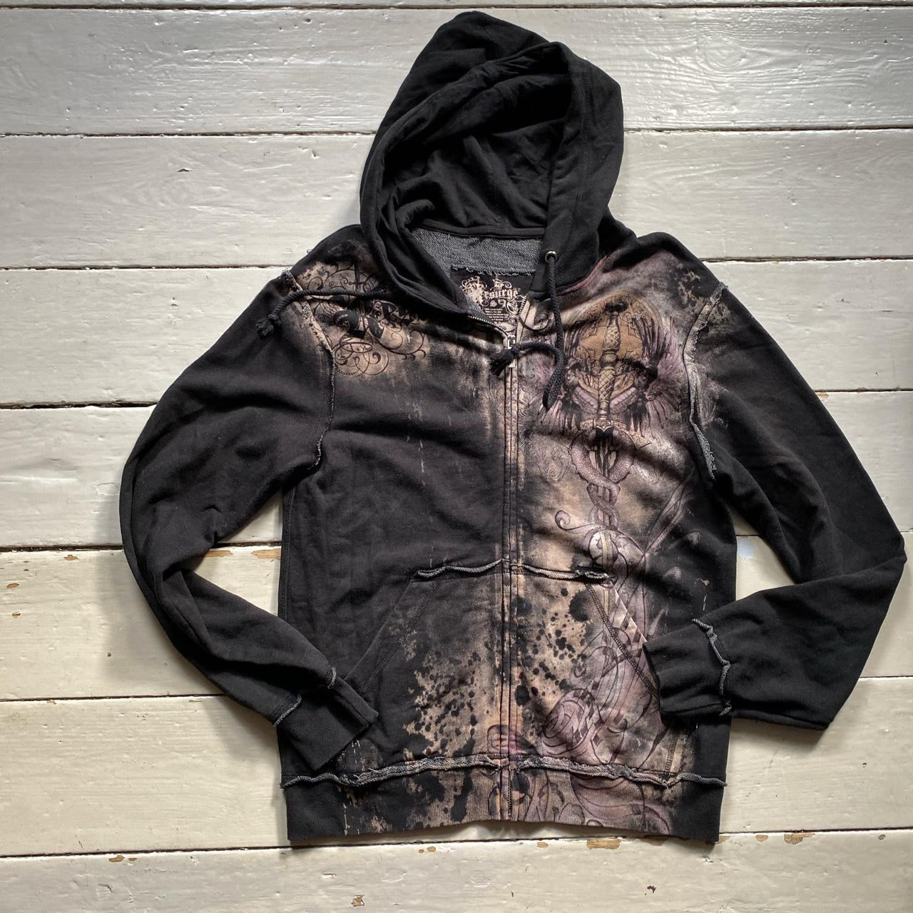 Psurge Goth Grunge Hoodie (Small)