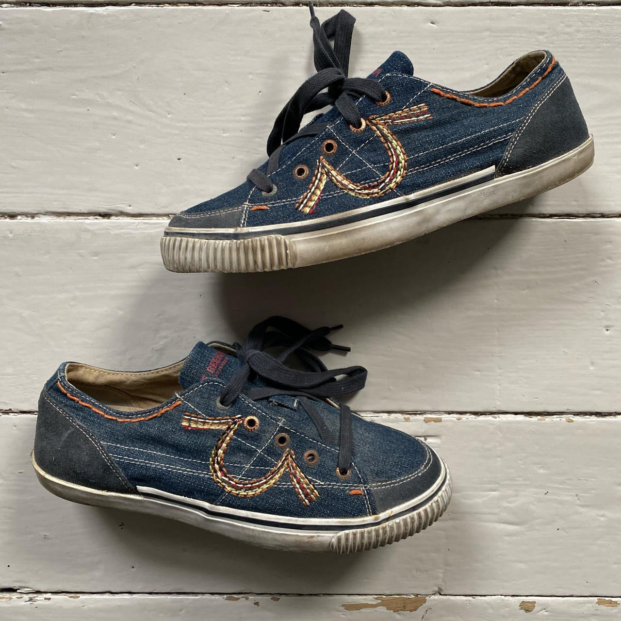 True Religion Stitch Vintage Trainers (UK 10)