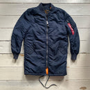 Alpha Industries Long Bomber Jacket (Small)
