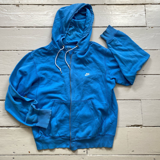 Nike Swoosh Light Blue Hoodie (Large)