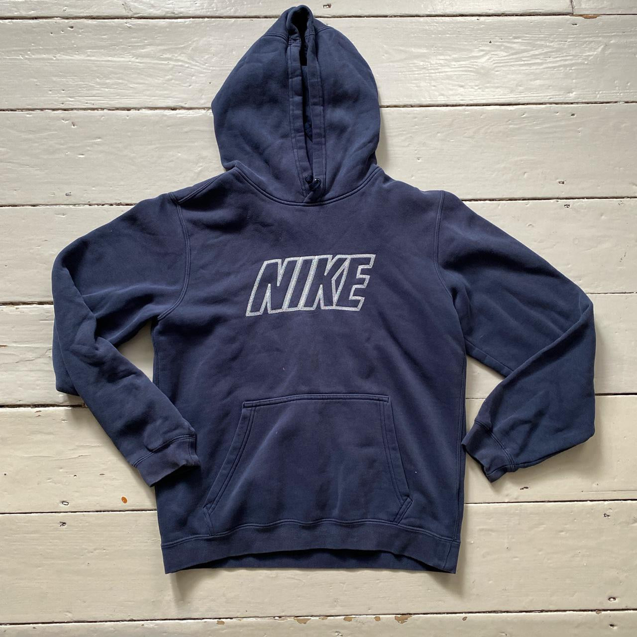 Nike Club Stitch Embroidered Hoodie (Small)