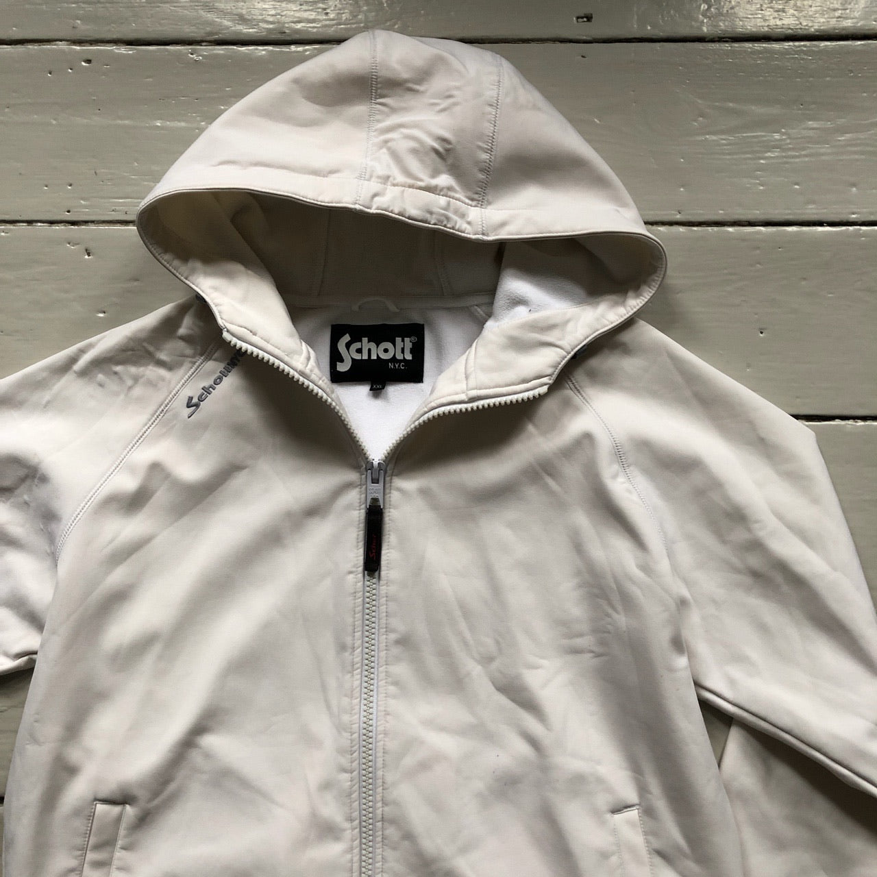 Schott NYC Vintage Shell Hoodie (XXL)