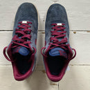 Nike Air Force 1 Grey and Burgundy (UK 11)